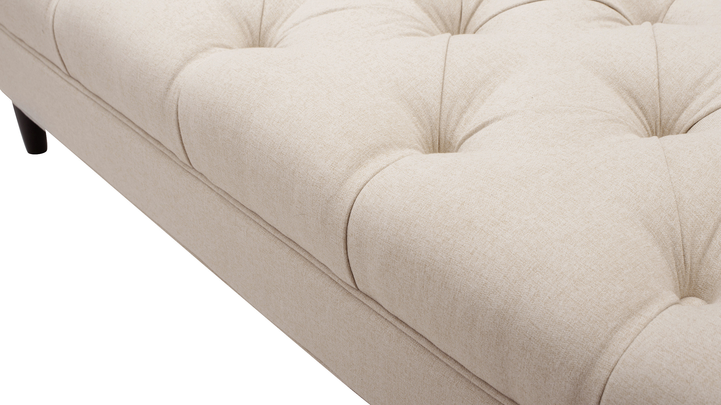 Alma Tufted Entryway Bench, Sky Neutral Jennifer Taylor Home