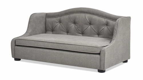 Robin 35" Tufted Wingback Pet Sofa Bed, Medium, Uptown Gray 1