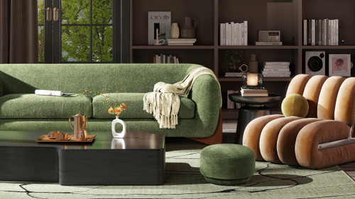 Alpine 90.5" Sherpa Sofa