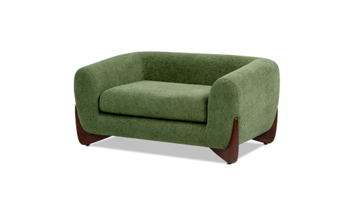 Alpine 36.5" Sherpa Dog Sofa Bed, Medium, Moss Green Fleeced Teddy