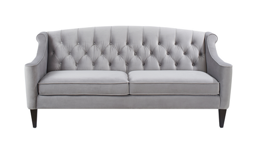 Ken 74" Upholstered Button Tufted Sofa 1