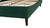 Aspen Upholstered Platform Bed, Queen, Evergreen 10