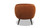 London Mid-Century Modern Ruched Barrel Chair, Burnt Orange 8