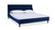 Aspen Upholstered Platform Bed, Queen, Navy Blue 1