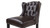 Richmond 26" Armless Wingback Tufted Counter Height Bar Stool, Vintage Brown Faux Leather 11