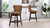 Holmes Tufted High-Back 360 Swivel Counter-Height Barstool, Tan Brown 4