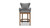 Blake Modern 26" Counter-Height Barstool with Armrests, Classic Grey 5