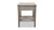 Dauphin Storage Shelf Side Table, Grey Cashmere 5