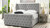 Brooklyn Queen Tufted Panel Bed Headboard and Footboard Set, Opal Grey 3