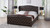 Marcella Upholstered Shelter Headboard Bed Set, King, Vintage Brown 2