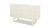 Facino 58.5" Modern Sideboard Storage Buffet Table, White Lacquer Birchwood 3