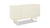 Facino 58.5" Modern Sideboard Storage Buffet Table, White Lacquer Birchwood 15