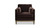 Knox 36" Modern Farmhouse Arm Chair, Deep Brown 3