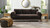 Knox 84" Modern Farmhouse Sofa, Deep Brown 2