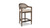 Americana Mid-Century Modern 26" Cane Back Counter Stool, Taupe Beige 4
