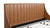 Aspen Vertical Tufted Headboard Platform Bed Set, King, Caramel Tan Brown 11