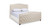 Marcella Upholstered Shelter Headboard Bed Set, King, French Beige 1