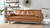 Nicholas 83.5" Mid-Century Modern Sofa, Caramel Tan Brown 9