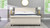 Nautlius King Bed Frame with Headboard & Footboard, Light Beige Linen 2