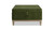 Knox 35" Square Storage Cocktail Ottoman, Olive Green 3