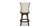 Henry 26” Armless Swivel Counter Height Bar Stool, Natural White Linen 6