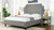 Helen Tall Upholstered Tufted Platform Bed Frame, Dark Heathered Grey 19