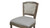 Triomphe Rattan Wicker High Back Armless Counter Bar Stool, Dark Heathered Grey 9