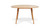 Scandi 54" 6-Seater Round Dining Table, Natural Light Brown 1