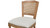 Triomphe Rattan Wicker High Back Armless Counter Bar Stool, White Pepper 8