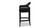 Americana Mid-Century Modern 26" Cane Back Counter Stool, Jet Black 8