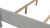 Carmen King Upholstered Wingback Panel Bed Frame, Silver Grey 12