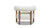 Fuji 37" Mid Century Modern Barrel Accent Arm Chair, Ivory White 8