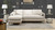 Knox 89" Modern Farmhouse Reversible Chaise Sectional Sofa, French Beige 2