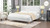 Stockholm Modern Wavy Headboard Platform Bed, King, Antique White 8