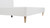 Stockholm Modern Wavy Headboard Platform Bed, King, Antique White 12