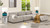Marcel 109.5" Modular Modern 4-Piece Reversible Sectional Sofa, Pebble Gray 2
