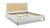 Haley Upholstered Cane-Back Platform Bed, King, Snow White 6