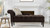 Harrison Tufted Roll Arm Chaise Lounge, Deep Brown 11