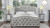 Fontana Wingback Upholstered Platform Bed Frame, Queen, Silver Grey 21