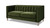 James 74" Modern Tuxedo Sofa, Olive Green