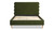 Stockholm Modern Wavy Headboard Platform Bed, Queen, Olive Green 6