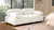 Marcel 72.5" Modular Modern 2-Piece Loveseat Sofa, Ivory White Boucle 10