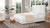 Miramar Queen Cushion-Back Headboard Platform Bed Frame, Antique White 10