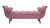 Alma Tufted Flared Arm Entryway Bench, Pink Lavender Velvet 3