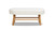 Fuji 42" Upholstered Bedroom Accent Bench with Natural Wood Legs, Ivory White Boucle 7