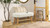 Fuji 42" Upholstered Bedroom Accent Bench with Natural Wood Legs, Ivory White Boucle 8