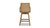 Bahama 26" Cane Rattan High-Back Swivel Counter Stool with Recessed Arms, Taupe Beige 13