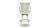 Williams 27” Swivel Counter Height Bar Stool with White Oak Wood Frame, White Pepper 7