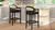 Americana 31" Mid-Century Modern Cane Back Bar Stool, Jet Black 12