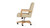 Dumont Modern Farmhouse High Back Executive Home Office Chair, Neutral Cream Beige & Natural Wood 4